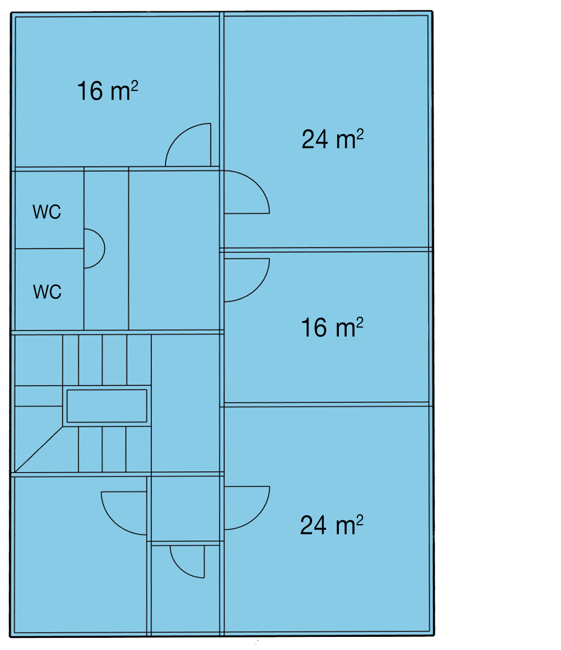 Grundriss 1. Obergeschoss
